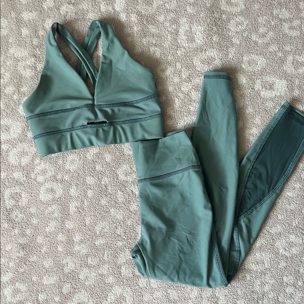 Five Teal Dance wear Set